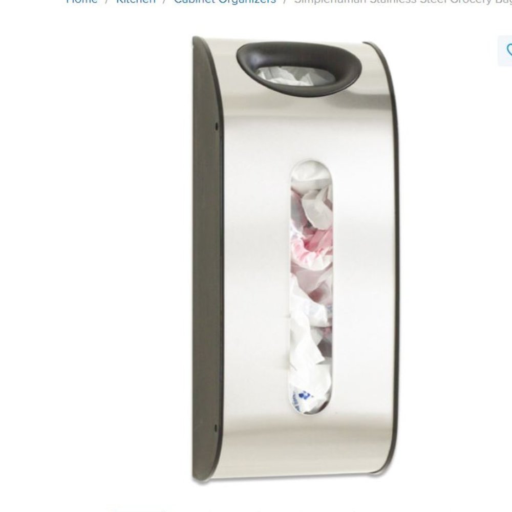 Simplehuman - Stainless Steel Grocery Bag Holder